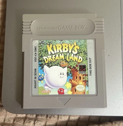Kirby's Dream Land Nintendo Gameboy Cartridge, Tested Working