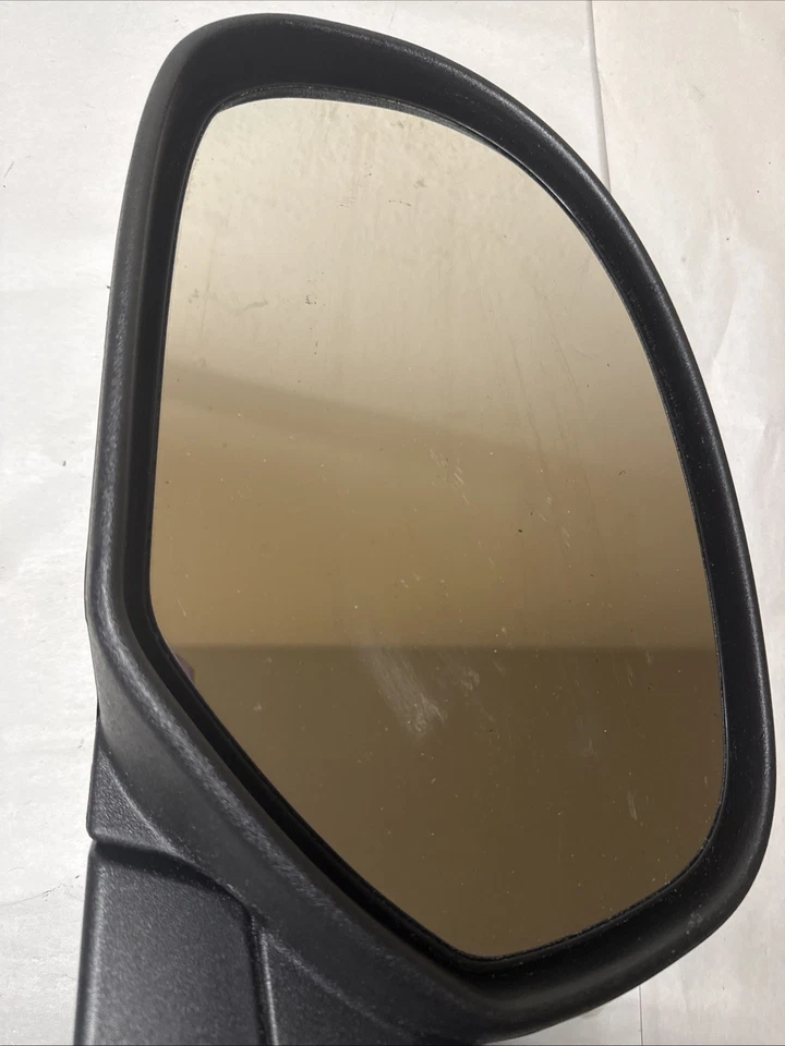 07-12-14 Tahoe Sierra Silverado POWER HEAT  Mirror Left DRIVER Black. 0417 L - Image 3 of 4