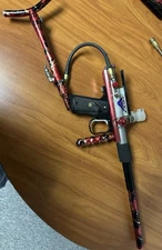 Vintage Paintball Automag Airgun Design