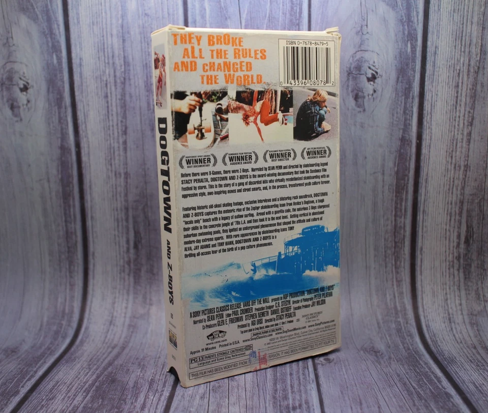 RARE Dogtown and Z-Boys 2002 VHS Tape Skateboarding Documentary GREAT - Image 2 of 3