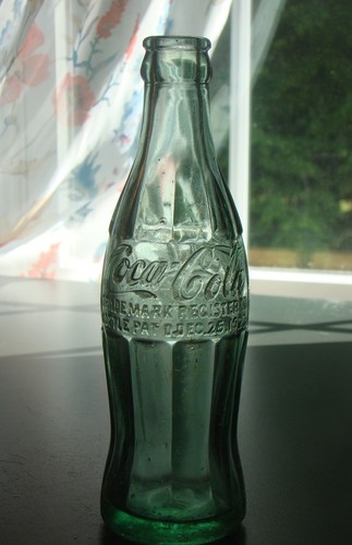 Vintage Original Christmas Coke Bottle DEC 25 1923 Coca Cola - CALAIS, ME.- 1937