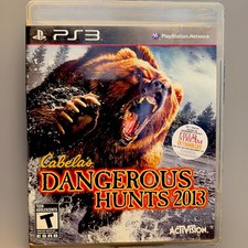 Cabela's Dangerous Hunts 2013 PlayStation 3 Video Game Activision W/manual