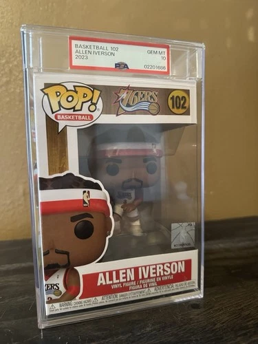 Funko Pop! Vinyl Allen Iverson #102 Hardwood Classics NBA PSA 10