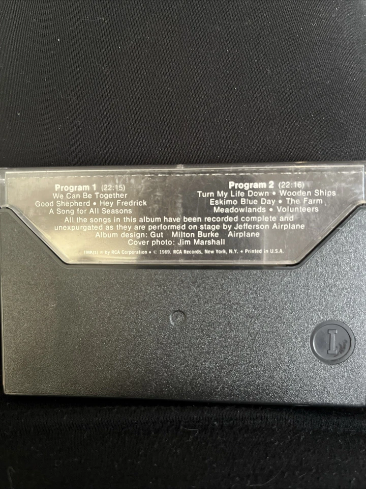 Jefferson Airplane Volunteers Cassette Tape RCA Foto 2 de 2