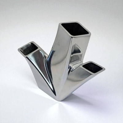 Alessi Trina Schreibtisch Bleistift Stifthalter Hani Rashid Vintage geometrische Skulptur