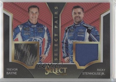 2017 Panini Select Pairs Red Prizm 89/99 Trevor Bayne Ricky Stenhouse Jr 1u0
