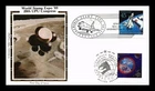 DR JIM STAMPS US COVER WORLD STAMP EXPO 89 SPACE DAY FDC COMBO COLORANO SILK