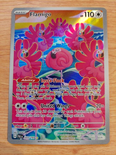 Flamigo - 227/193 (Paldea Evolved) - Near Mint NM - Illustration Rare