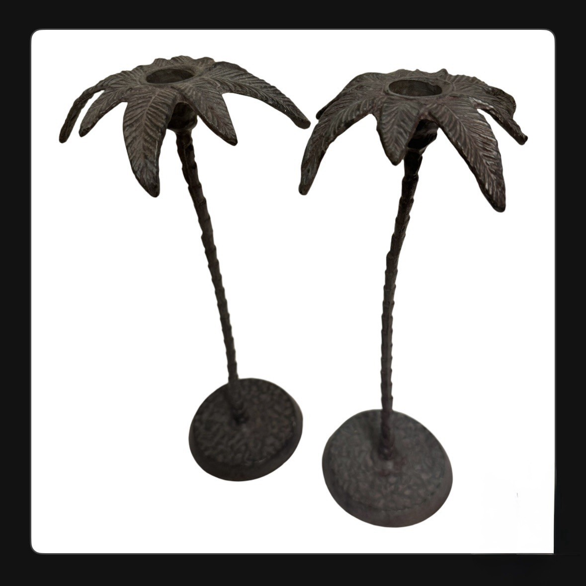 S 12&rdquo; Swaying Tropical Palm Tree Beach Coastal Theme