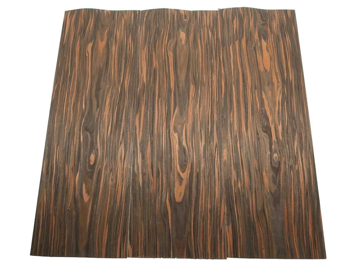 Chapa de sierra 3 mm Makassar ébano SARAIFO flor 3x 83x20-21 cm