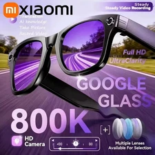 ✅Xiaomi 8K AI Smart Glasses – 100MP Camera, Touch, Bluetooth, Video & Music
