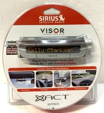 Sirius Satellite Radio XACT VISOR BXTR3CK Receiver w/ Vehicle Car Kit