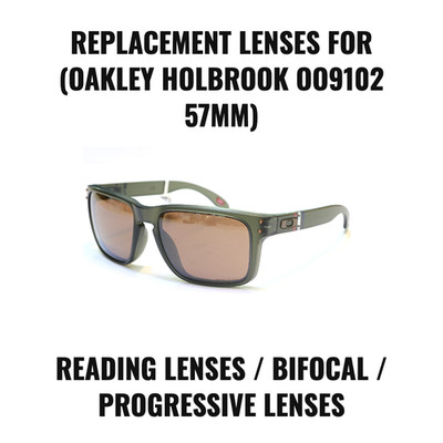 Oakley Holbrook OO9102 57 Replacement Lens Reading Glasses/Bifocal/Progressive