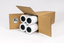 24lb Premium Coated Inkjet Bond Paper, 24" x 150', 4 rolls per box