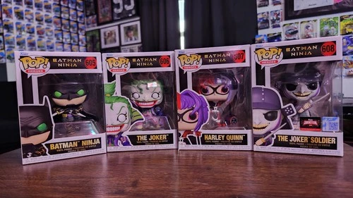 Batman Ninja COMPLETE Funko Pop! Heroes Set (4)