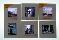 117 KODACHROME SLIDES IN SLIDE TRAYS AND CARRYING CASE