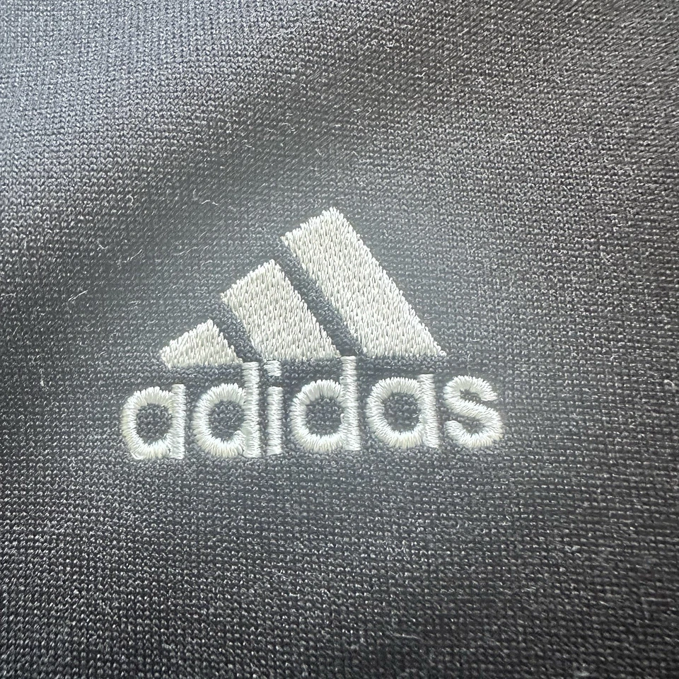 Vintage Three Stripe Adidas Black Crewneck Sweater Size Medium - Image 2 of 4