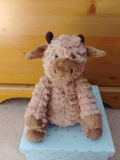 Jellycat. Heritage Fuddles Calf. Cow. Retired. Excellent Condition With Tags.