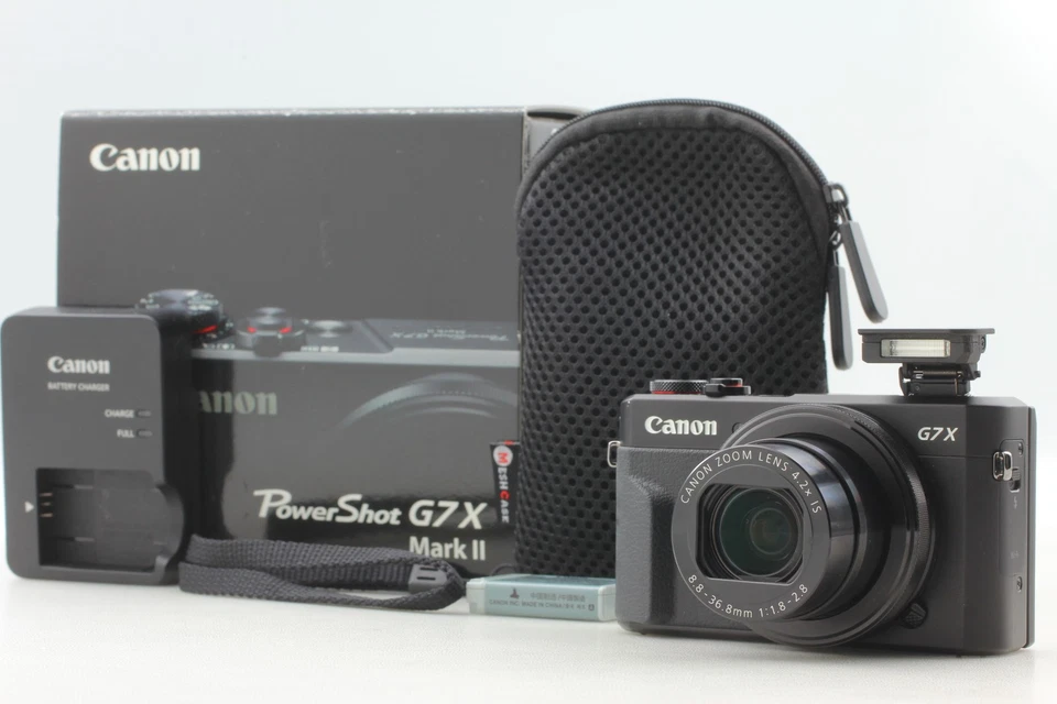 ▶️ [MINT in Box w/Case] Canon PowerShot G7X Mark II Digital Camera From JAPAN - Image 3 of 4