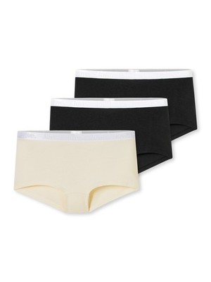 Schiesser 3er Pack Mädchen Slip Boxershorts Unterhose Unterwäsche Retro Panty 95