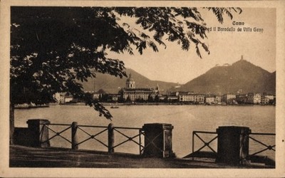 Postcard Como Lombardia, Baradello da Villa Geno - 4621169