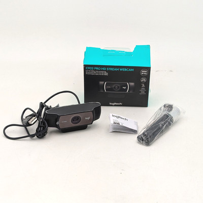 Logitech C922 Pro Stream 1080p 30fps Webcam (960-001087) - Black