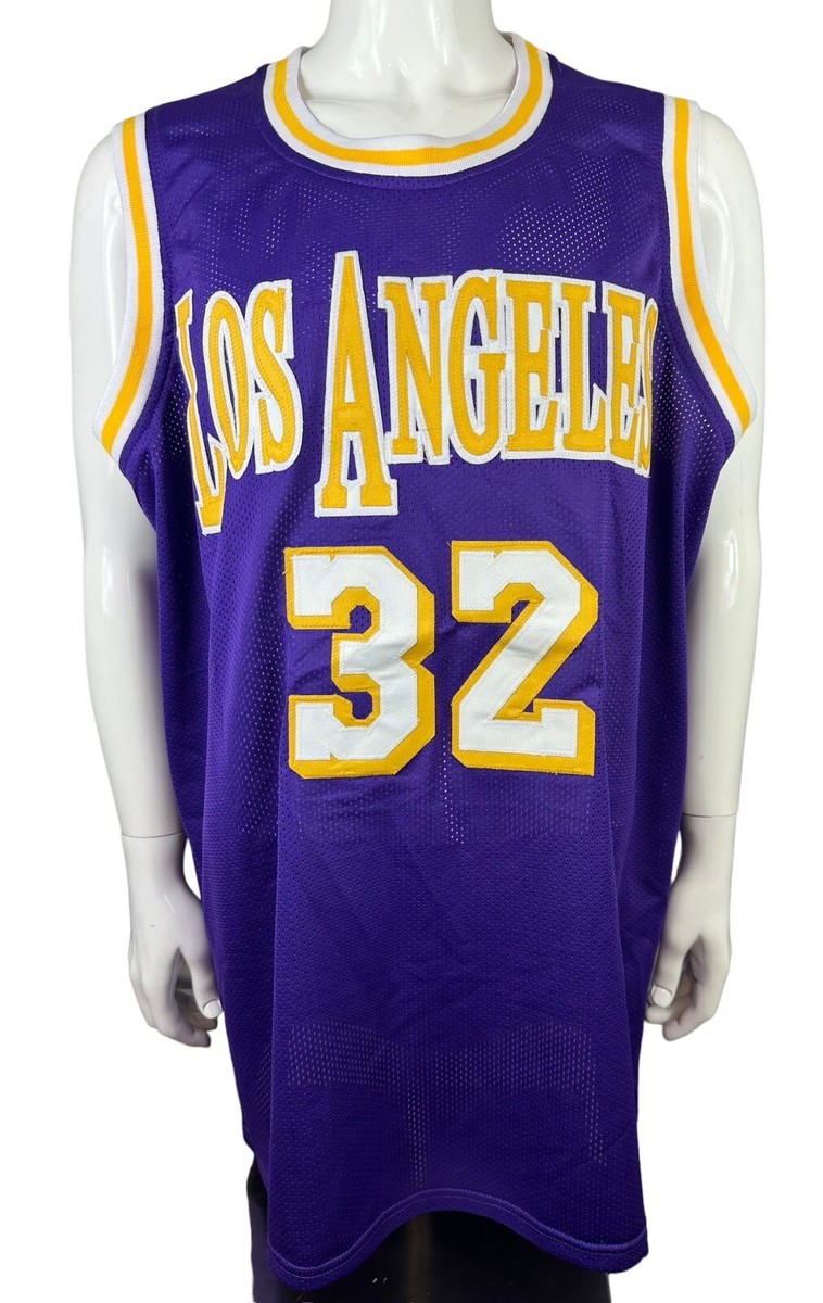 Magic Johnson #32 Los Angeles Lakers Signed Custom Jersey