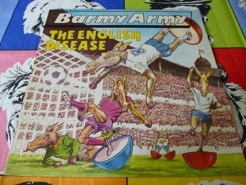 BARMY ARMY THE ENGLISH DISEASE ORIGINAL 1989 DN.U SOUND VINYL LP