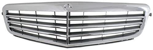 New Grille For 2008-2009 Mercedes Benz C230 Painted Gray Shell Insert Upper - Picture 1 of 1