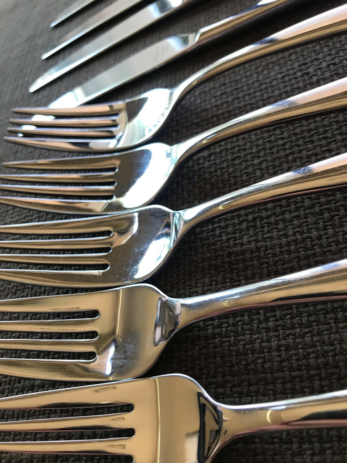  Lenox SCULPT Stainless Flatware 18/10-4 place settings--20 Pcs. Excellent 