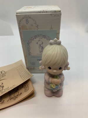 Precious Moments-Flower Girl E-2835-1983 Wedding Figurine