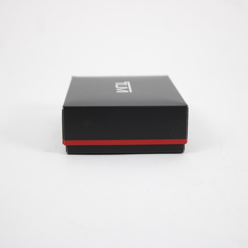 Tumi Black Red 4.5 x 3 x 1 Box With Fabric Pouch - Picture 6 of 16