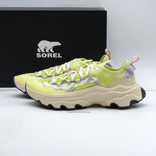 Size 8.5 Women's Sorel Kinetic Breakthru Tech Lace Sneakers NL4691-310 Tippet