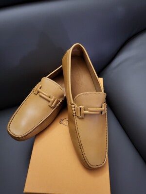 695$ Tod's Mens Leather Driving Shoes Sz:US 9.5/42.5 EU.Made In Italy 