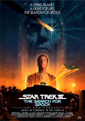 Star Trek III The Search For Spock 40th Anniversary 2024 Movie
