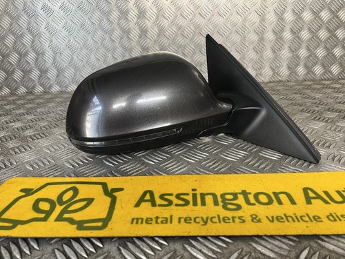 2007-12 Audi A4 B8 Saloon Pre Facelift Offside Driver Powerfold Wing Mirror GREY - Picture 6 of 20