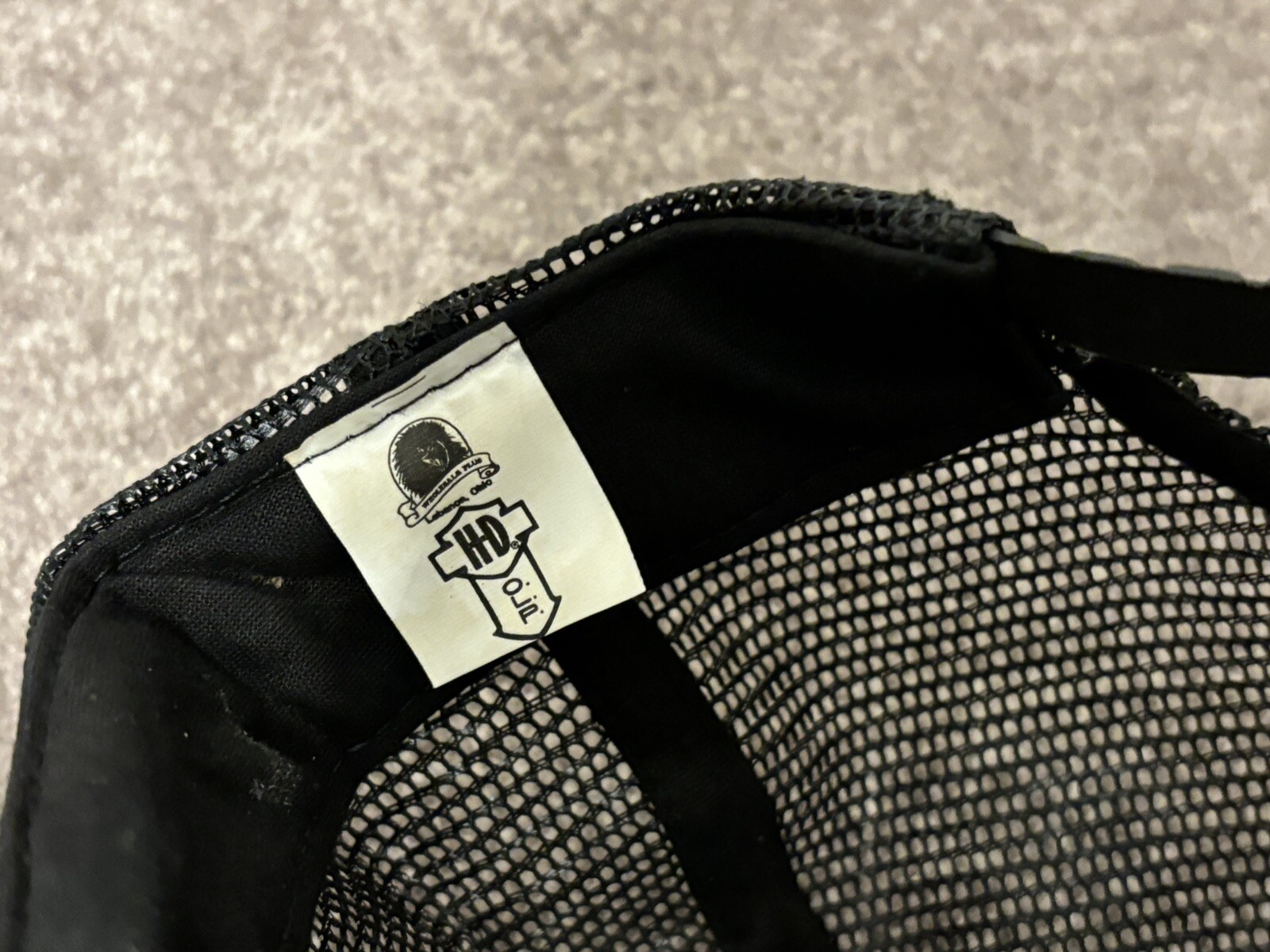 Harley Davidson Motorcycle Double Eagle Cap Vintage Rare Nice Shape!