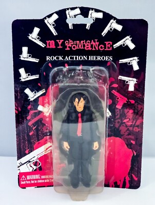 My Chemical Romance Frank Iero Actionfigur Originalverpackt Vintage Sehr Selten