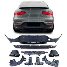 KIT DIFFUSEUR SPOILER ARRIERE 63 AMG LOOK MERCEDES GLC COUPE C253 2016+