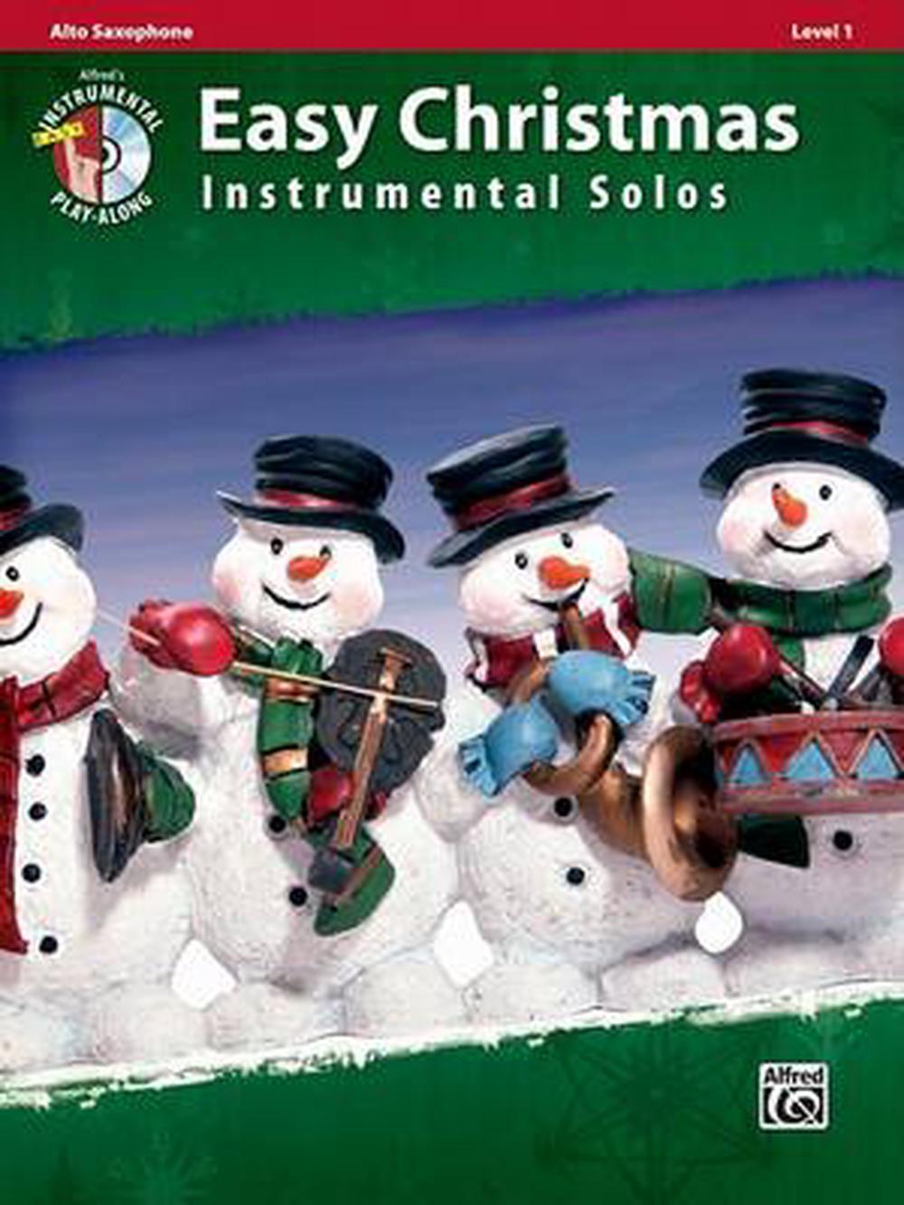 Easy Christmas Instrumental Solos, Alto Saxophone, Level 1 [With CD