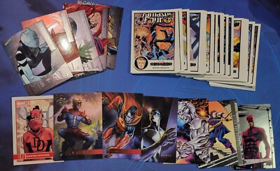 Marvel Trading Cards MIXED Lot - METAL, MASTERPIECES, FLAIR, VIBRANIUM, ULTRA