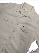 LEE 70s Western Shirt Snap Diamond Button Size L