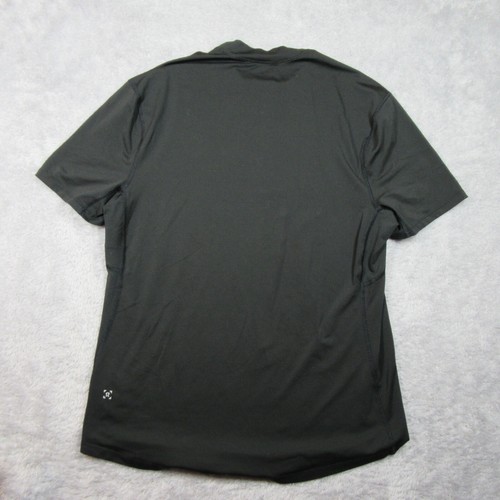 Lot of 2 Lululemon Shirt Mens Large Red Black Mock Short Sleeve License to Move - Picture 5 of 17