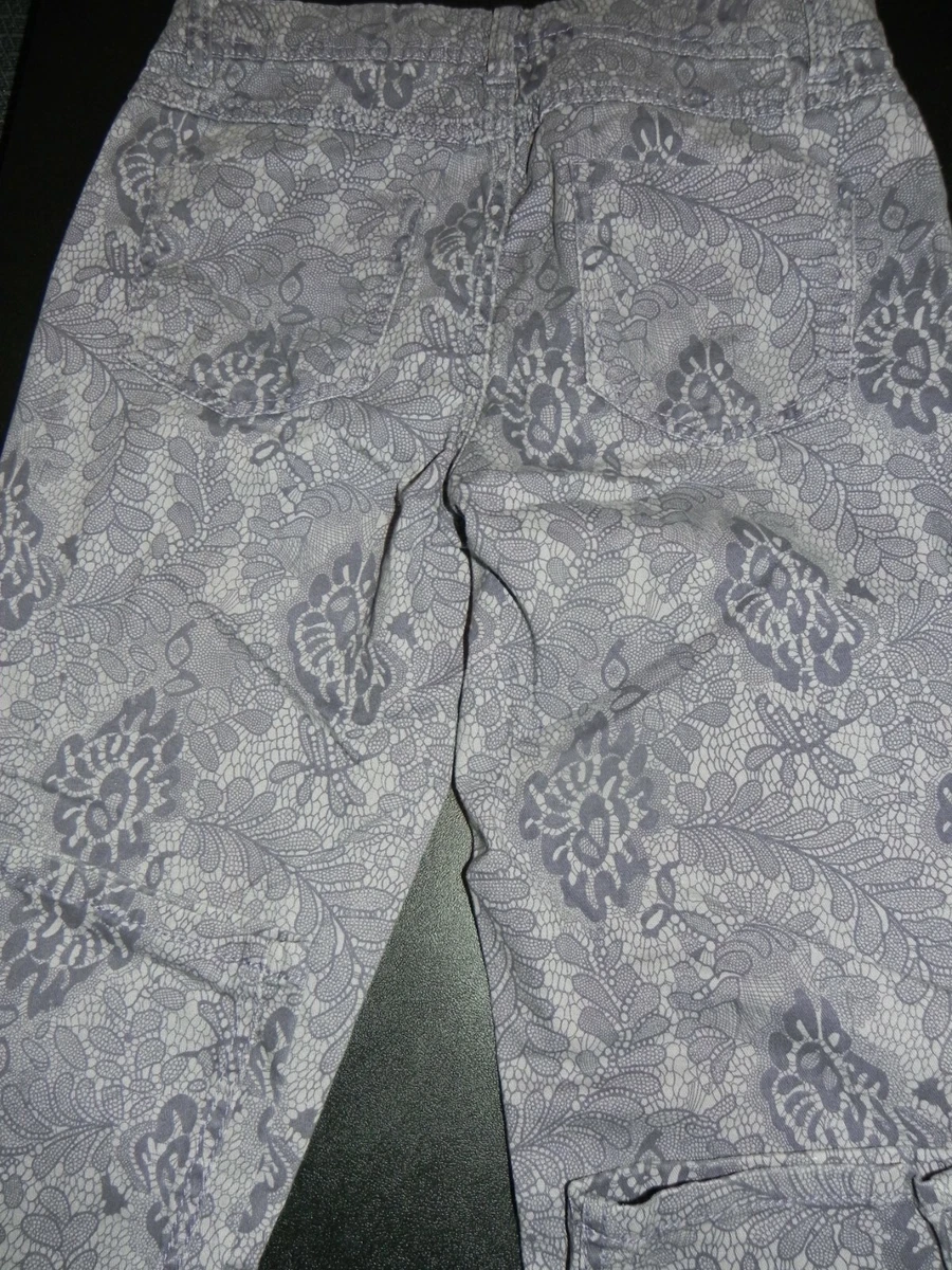 Arizona Jeans - Pantalón Floral Niña Niño Talla 14 Regular Cintura Ajustable