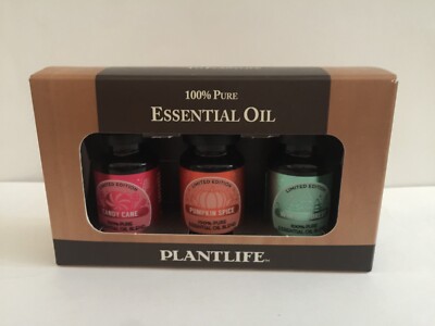 PlantLife Holiday Blends 3 Pack Essential Oil (New)