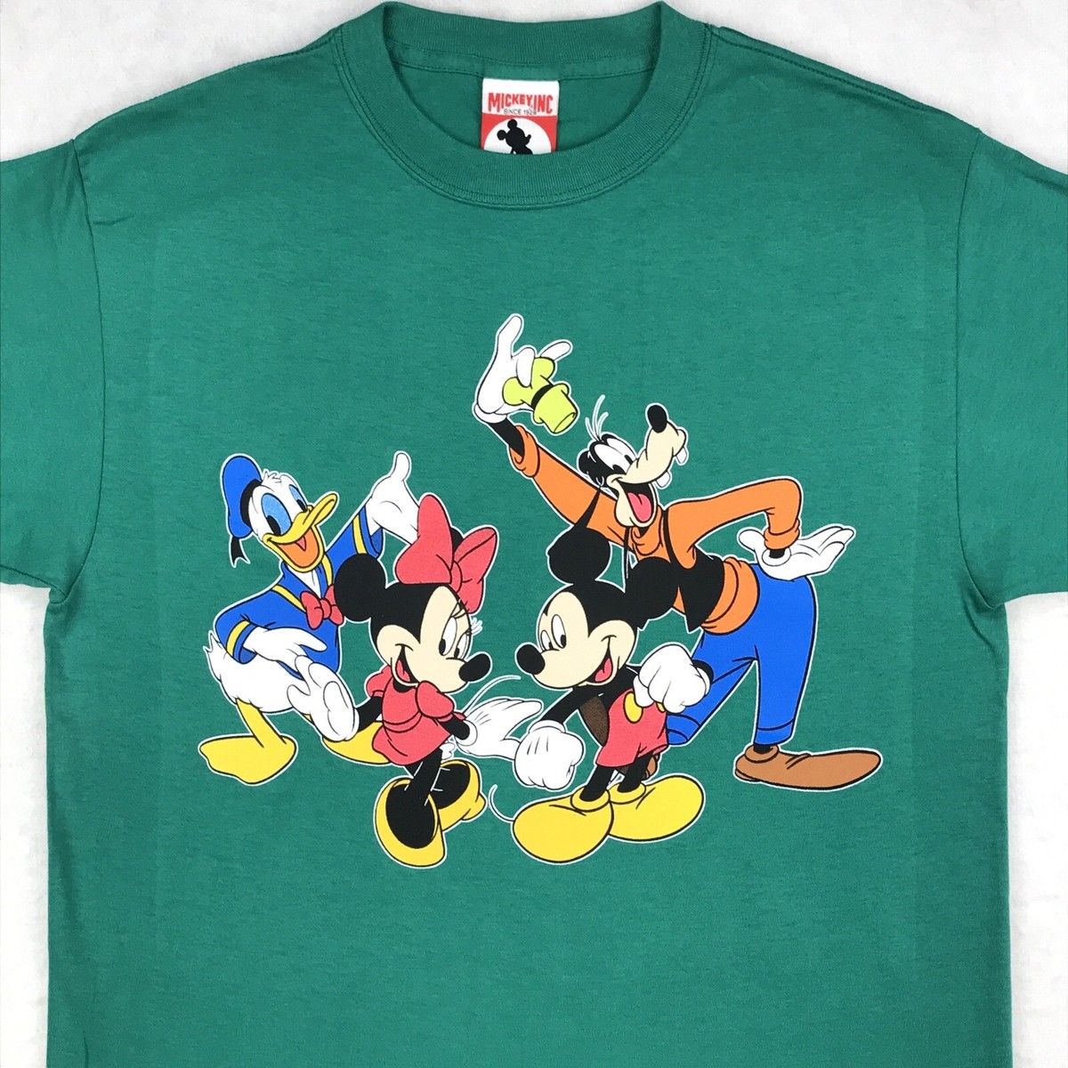 NOS vtg 90s WALT DISNEY WORLD CARTOON T-Shirt M/L mickey minnie