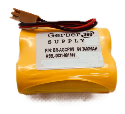 BR-AGCF2W / A98L-0031-0011 #1 6V 2400mAH Battery for Fanuc (1 Year Warranty!)