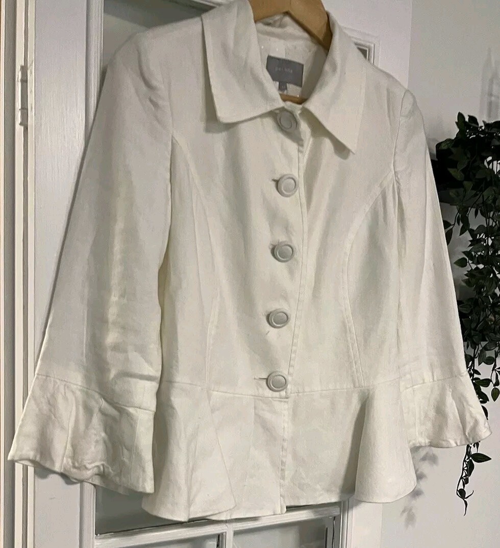 Jacket Size 12 PER UNA Linen Mix SIZE 12-image