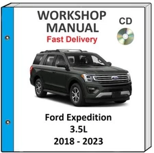 FORD EXPEDITION 2018 2019 2020 2021 2022 2023 SERVICE REPAIR WORKSHOP MANUAL CD