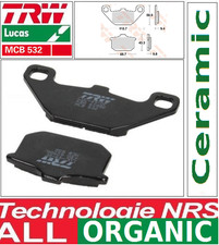 Plaquettes frein Arrière Organic TRW MCB532 Kawasaki GPZ 900 R ZX900A 84-89